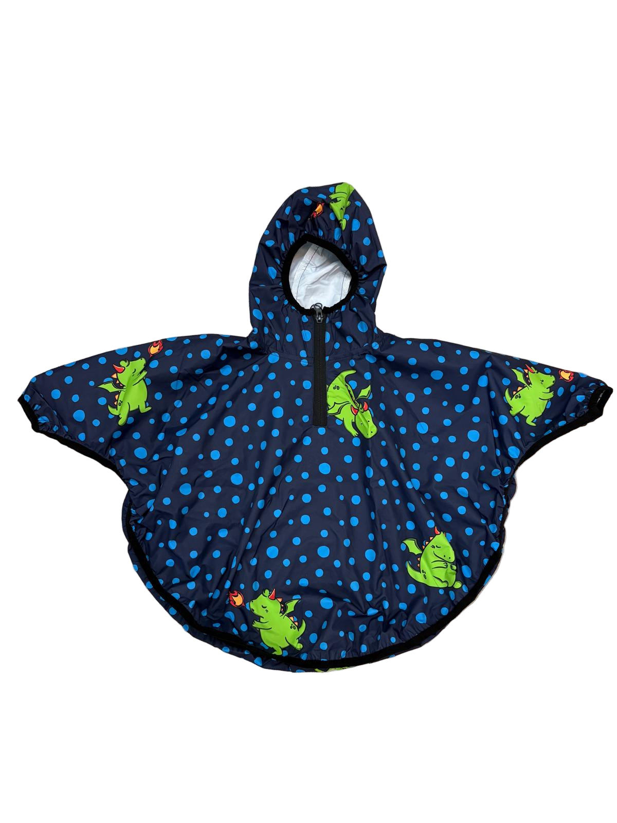 Mantellina antipioggia 2-6 anni - fantasia Drago blu